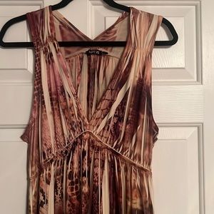 Silky maxi dress
